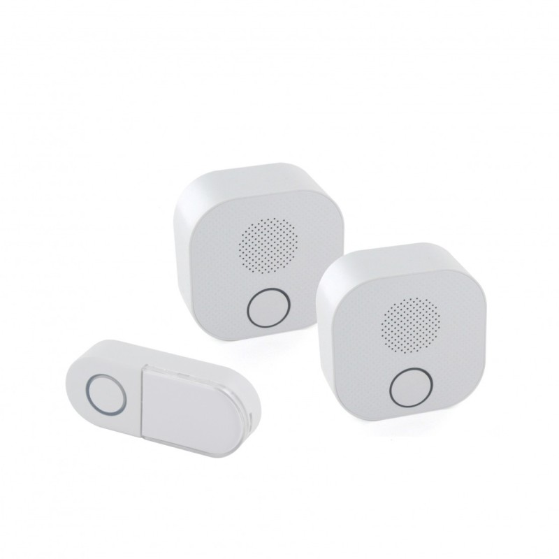 DiO - Kit Campanello senza fili w / 2 ricevitori DiO - Kit Campanello senza fili w / 2 ricevitori