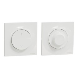 Wiser Odace S520513K - Kit commande sans fils et variateur de lumière zigbee 3.0