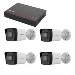 Hikvision Video Surveillance Kit - DS-7104NI-Q1/4P Recorder 1TB SSD 4 4 Megapixel Cameras