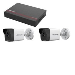 Hikvision Video Surveillance Kit - DS-7104NI-Q1/4P Recorder 1TB SSD 2 2 Megapixel Cameras