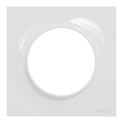 SCHNEIDER ELECTRIC S520702 - Plaque de finition BLANC pour interrupteur ODACE