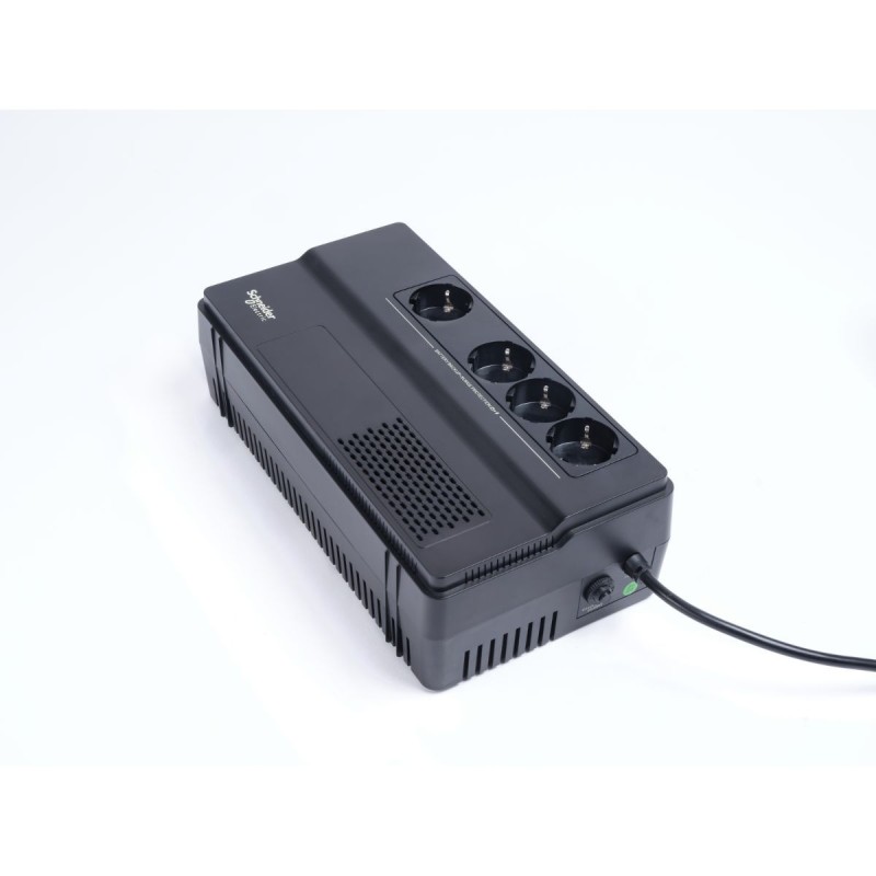 Schneider Easy USV BVS1000I-GR - 1 ph line-interaktiver 230V 1kVA Wechselrichter - 4 Schuko/FR-Steckdosen Schneider Easy USV BVS1000I-GR - 1 ph line-interaktiver 230V 1kVA Wechselrichter - 4 Schuko/FR-Steckdosen