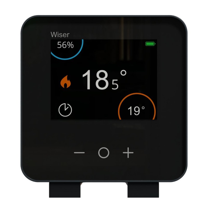 Wiser CCTFR6401 - Temperature connected thermostat on battery black Wiser CCTFR6401 - Temperature connected thermostat on battery black