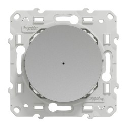 S530522W Wiser Odace - variateur poussoir 2 fils zigbee alu