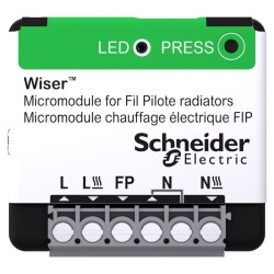 THG_CCTFR6710 Wiser - micromodule encastré zigbee pilotage radiateur électrique fil pilote