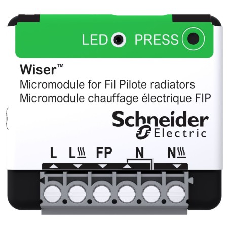 THG_CCTFR6710 Wiser - Filo pilota per radiatore elettrico con controllo del micromodulo da incasso Zigbee
