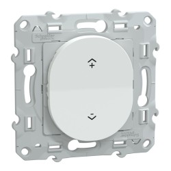 S320531 Wiser Ovalis - interrupteur centralisé sans fil 2 ou 4 BP Blanc