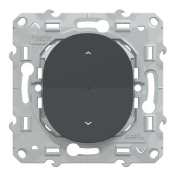 S340567W Wiser Ovalis - 4A zigbee roller shutter connected switch Anthracite