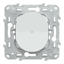 S320522W Wiser Ovalis - variateur poussoir 2 fils zigbee Blanc