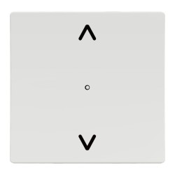 NU350820W Wiser Unica - interrupteur volet-roulant 4A zigbee blc antimic méca seul