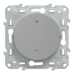 Thermostat connecté filaire 2A Aluminium S530619 Wiser Odace