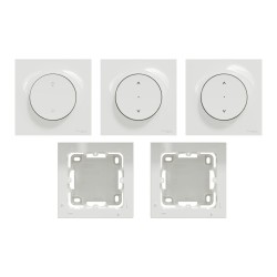 S520567SK Wiser Odace - Kit commande sans fils et 2 volets roulants zigbee 3.0 saillie
