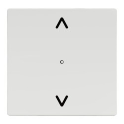 NU350818W Wiser Unica - interrupteur volet roulant 4A zigbee blanc méca seul