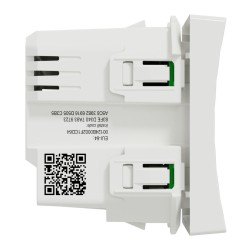 Interrupteur pour volet roulant 4A zigbee blanc méca seul NU350818W Wiser Unica
