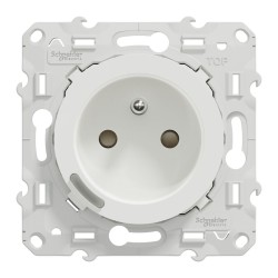 S520559 Wiser Odace - Prise 2P+T connectée 16A  zigbee Blanc
