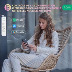 NOUS A5 - Smart power strip Wifi consumption measurement