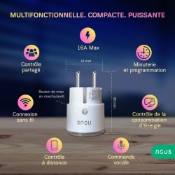 US A1-4 - Confezione da quattro prese intelligenti Wifi 15A Misurazione del consumo