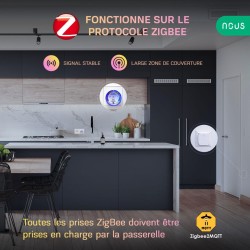 US A1Z - Pack Four Smart Plugs Zigbee 3.0