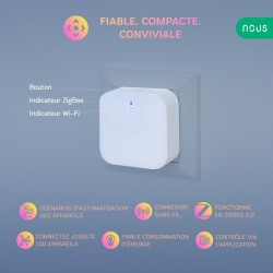 NOUS E1 - Box domotique passerelle Zigbee