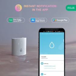 NOUS E4 - Détecteur inondation Zigbee 3.0