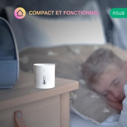 NOUS E5 - Détecteur de température et d'humidité Zigbee 3.0