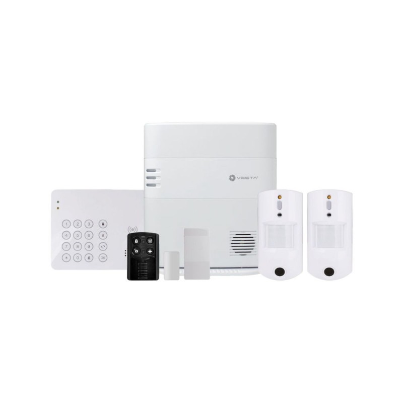 Vesta pack alarme PKB1HSGWM8B4GSL02 - Pack alarme 4G radio IP détecteurs caméras Vesta pack alarme PKB1HSGWM8B4GSL02 - Pack alarme 4G radio IP détecteurs caméras