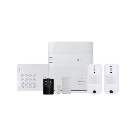 Vesta pack alarme PKB1HSGWM8B4GSL02 - Pack alarme 4G radio IP détecteurs caméras