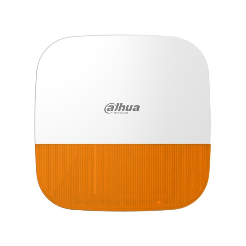 Dahua DHI-ARA13-W2(868) - Sirène alarme extérieure sans fil orange Dahua DHI-ARA13-W2(868) - Sirène alarme extérieure sans fil orange