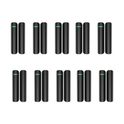 Ajax DoorProtect - Lot de 10 détecteurs ouverture noir
