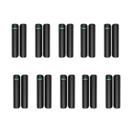 Ajax DoorProtect - Lot de 10 détecteurs ouverture noir