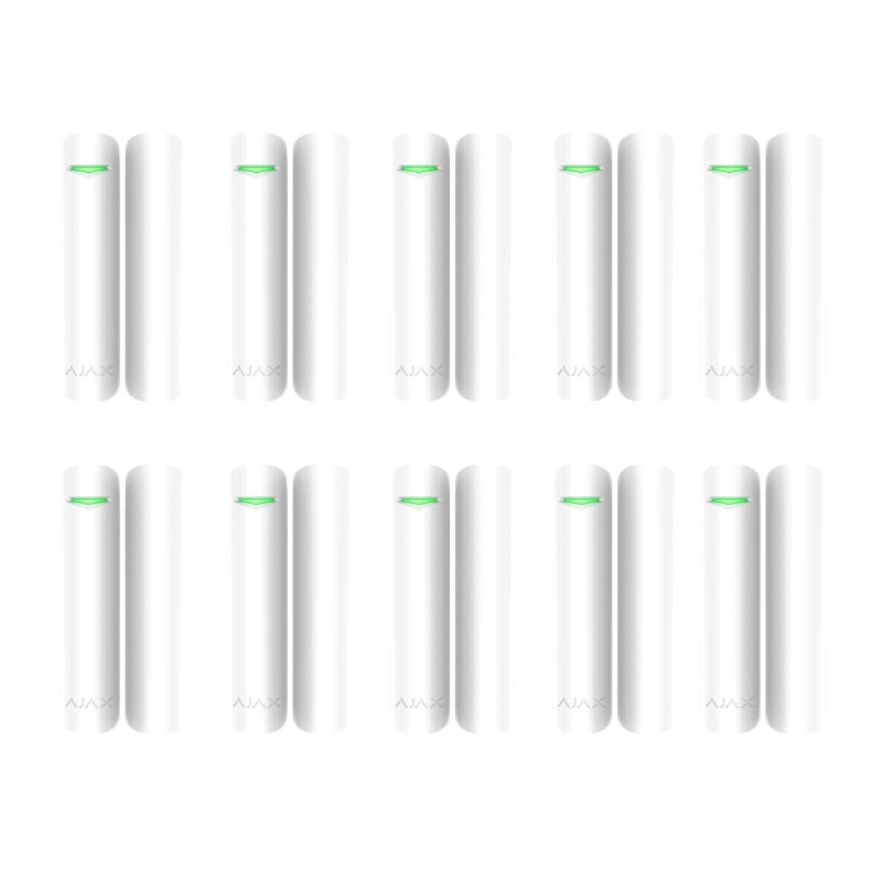 Ajax DoorProtect - Lot de 10 détecteurs ouverture blanc Ajax DoorProtect - Lot de 10 détecteurs ouverture blanc