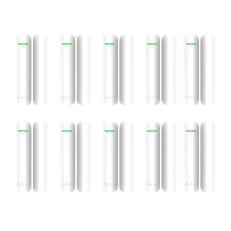 Ajax DoorProtect - Lot de 10 détecteurs ouverture blanc
