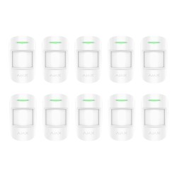 Ajax MOTIONPROTECT - Lot de 10 détecteurs PIR blanc