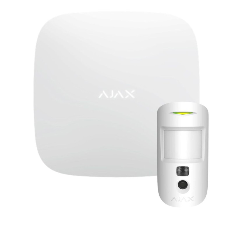 Ajax Hub 2 PLUS - Kit de alarma Ajax Hub2 Plus MotionCam Blanco Ajax Hub 2 PLUS - Kit de alarma Ajax Hub2 Plus MotionCam Blanco