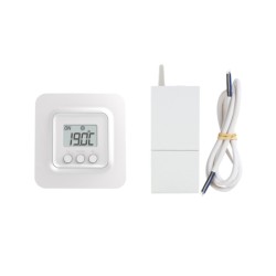 Delta Dore 6053082 - Thermostat d'ambiance radio Tybox 5300 pour système résersible/non réversible