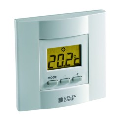 Delta Dore 6053036 - Thermostat d'ambiance filaire Tybox 51 pour pompe à chaleur réversible
