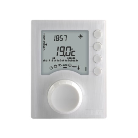 Delta Dore 6053005 - Thermostat programmable filaire Tybox 1117 pour chauffage eau chaude