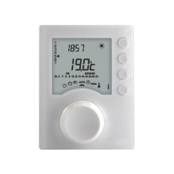 Delta Dore 6053006 - Thermostat programmable filaire Tybox 1127 pour chauffage eau chaude