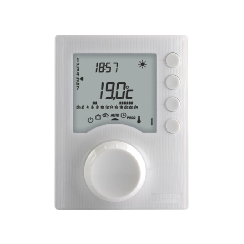 Delta Dore 6053006 - Thermostat programmable filaire Tybox 1127 pour chauffage eau chaude Delta Dore 6053006 - Thermostat programmable filaire Tybox 1127 pour chauffage eau chaude