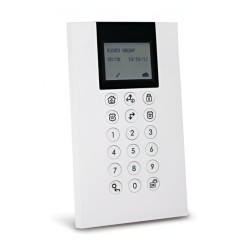 RISCO RW432KPP802A - Teclado de alarma LCD inalámbrico Panda