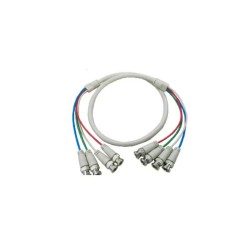Airspace SAM-4919 - Câble vidéo 4 BNC mâle vers 4 BNC mâle 1 m