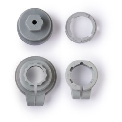 Delta Dore 6050670 - Kit 4 adaptateurs pour vanne thermostatique TRV 1.0