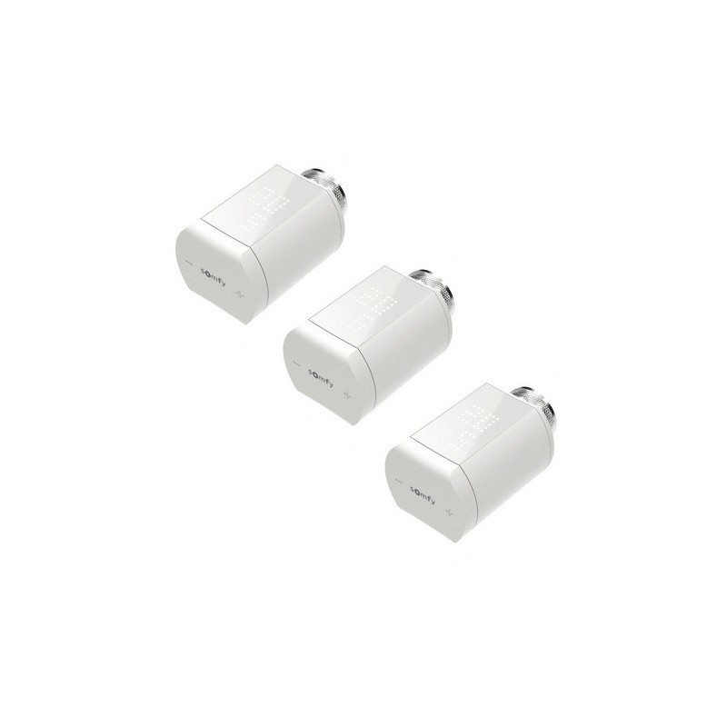 Somfy 1870508 - Pack 3 Têtes thermostatique IO Somfy 1870508 - Pack 3 Têtes thermostatique IO