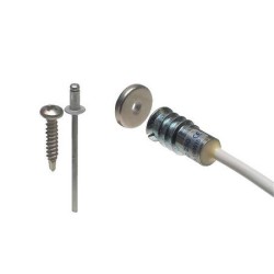 Alarmtech MC 250-M14 - Magnetkontakt für 2 m Einbauleuchten