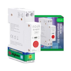 NOUS D2Z - Module Zigbee Rail DIN 20A mesure de consommation