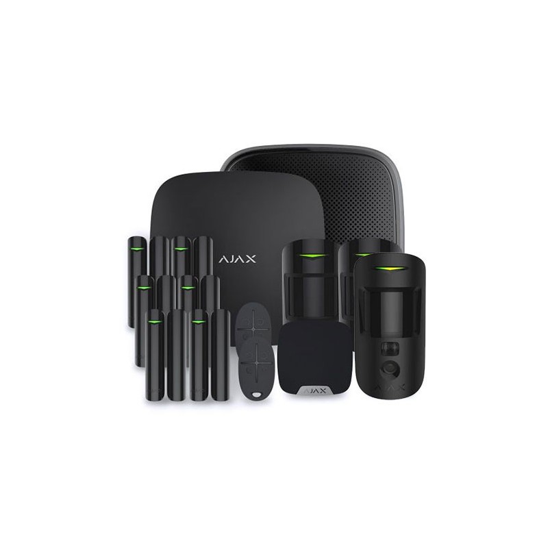 Ajax Kit 3 - Hub Alarm Hub 2 Plus y Accesorios Negro Ajax Kit 3 - Hub Alarm Hub 2 Plus y Accesorios Negro