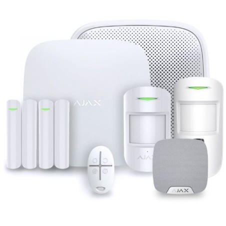 Ajax kit 2 - Hub 2 Plus alarm panel and accessories