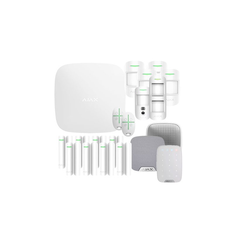 Ajax kit 4 - Centrale alarme Hub 2 4G et accessoires Ajax kit 4 - Centrale alarme Hub 2 4G et accessoires