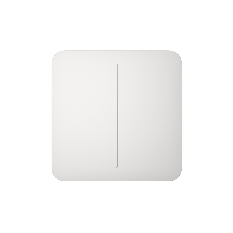 Ajax SOLOBUTTON2GANG - White 2-Button Switch for LightSwitch Ajax SOLOBUTTON2GANG - White 2-Button Switch for LightSwitch