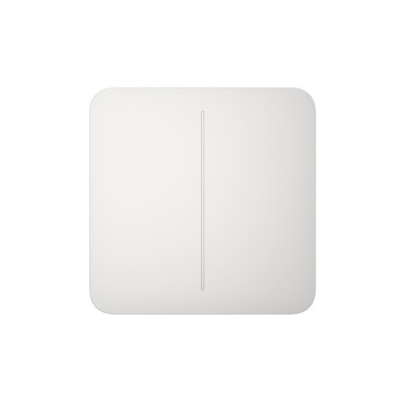 Ajax SOLOBUTTON2GANG - White 2-Button Switch for LightSwitch